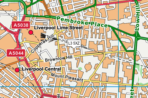 L3 5XZ map - OS VectorMap District (Ordnance Survey) L3 5XZ map - OS VectorMap District (Ordnance Survey)