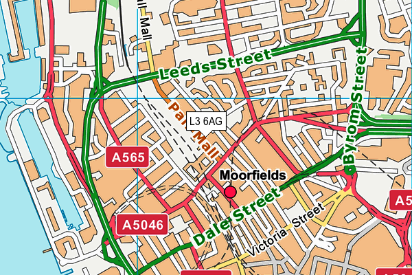 L3 6AG map - OS VectorMap District (Ordnance Survey) L3 6AG map - OS VectorMap District (Ordnance Survey)