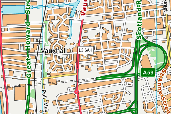L3 6AH map - OS VectorMap District (Ordnance Survey) L3 6AH map - OS VectorMap District (Ordnance Survey)