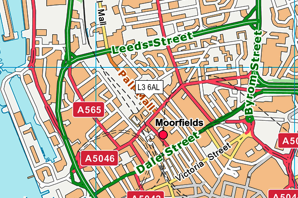 L3 6AL map - OS VectorMap District (Ordnance Survey)