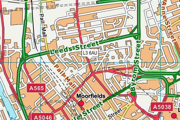 L3 6AU map - OS VectorMap District (Ordnance Survey) L3 6AU map - OS VectorMap District (Ordnance Survey)