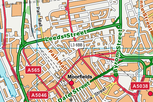 L3 6BB map - OS VectorMap District (Ordnance Survey) L3 6BB map - OS VectorMap District (Ordnance Survey)