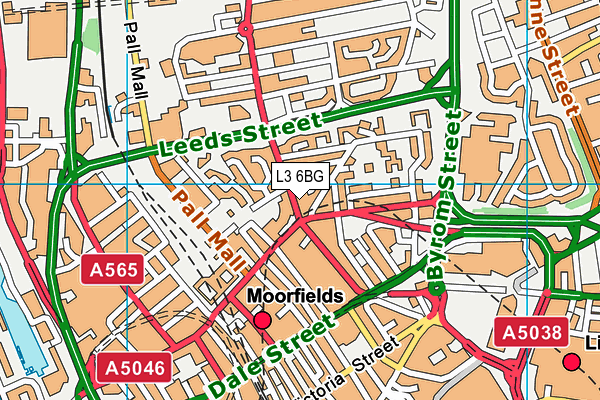 L3 6BG map - OS VectorMap District (Ordnance Survey) L3 6BG map - OS VectorMap District (Ordnance Survey)