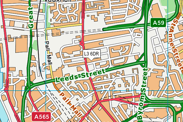 L3 6DR map - OS VectorMap District (Ordnance Survey) L3 6DR map - OS VectorMap District (Ordnance Survey)