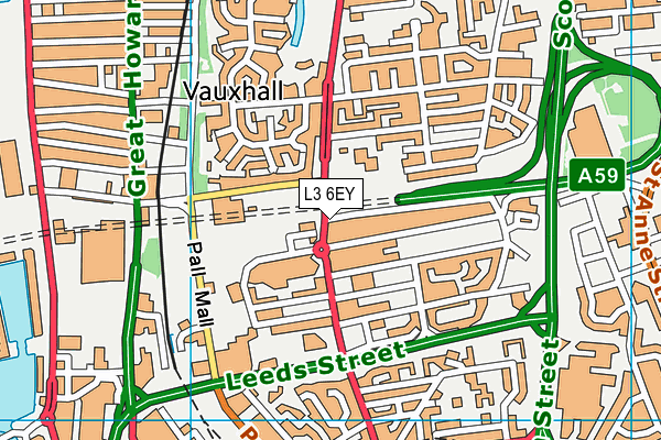 L3 6EY map - OS VectorMap District (Ordnance Survey) L3 6EY map - OS VectorMap District (Ordnance Survey)