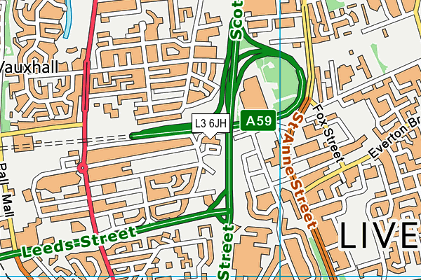 L3 6JH map - OS VectorMap District (Ordnance Survey) L3 6JH map - OS VectorMap District (Ordnance Survey)