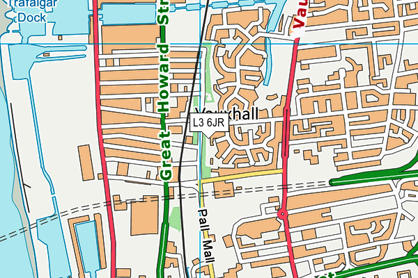L3 6JR map - OS VectorMap District (Ordnance Survey) L3 6JR map - OS VectorMap District (Ordnance Survey)