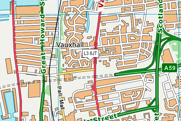 L3 6JT map - OS VectorMap District (Ordnance Survey) L3 6JT map - OS VectorMap District (Ordnance Survey)
