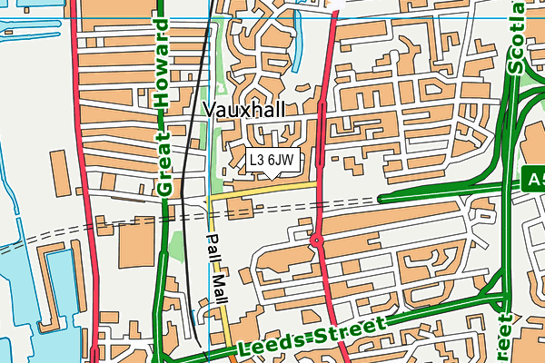 L3 6JW map - OS VectorMap District (Ordnance Survey) L3 6JW map - OS VectorMap District (Ordnance Survey)