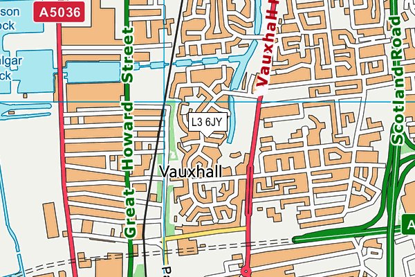 L3 6JY map - OS VectorMap District (Ordnance Survey) L3 6JY map - OS VectorMap District (Ordnance Survey)