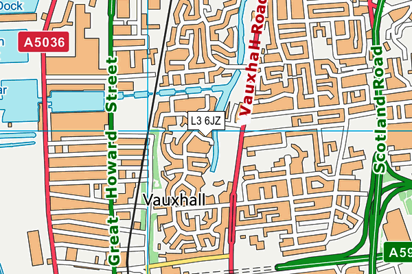 L3 6JZ map - OS VectorMap District (Ordnance Survey) L3 6JZ map - OS VectorMap District (Ordnance Survey)