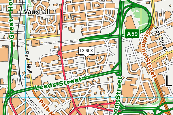 L3 6LX map - OS VectorMap District (Ordnance Survey) L3 6LX map - OS VectorMap District (Ordnance Survey)