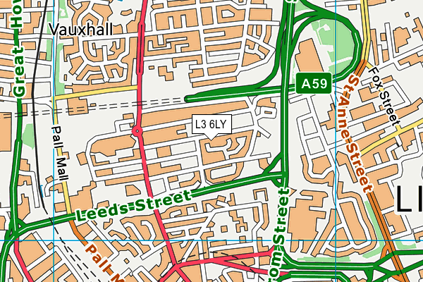 L3 6LY map - OS VectorMap District (Ordnance Survey)