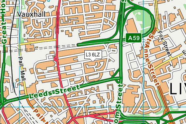 L3 6LZ map - OS VectorMap District (Ordnance Survey)