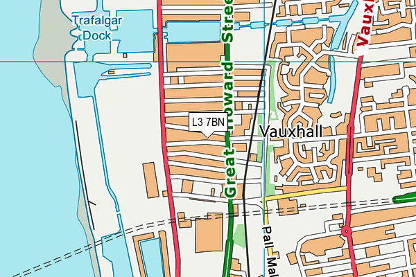L3 7BN map - OS VectorMap District (Ordnance Survey) L3 7BN map - OS VectorMap District (Ordnance Survey)