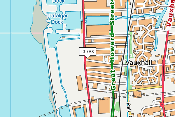 L3 7BX map - OS VectorMap District (Ordnance Survey) L3 7BX map - OS VectorMap District (Ordnance Survey)