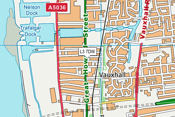 L3 7DW map - OS VectorMap District (Ordnance Survey) L3 7DW map - OS VectorMap District (Ordnance Survey)
