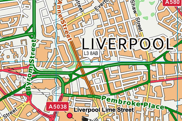 L3 8AB map - OS VectorMap District (Ordnance Survey) L3 8AB map - OS VectorMap District (Ordnance Survey)