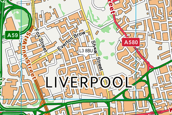 L3 8BU map - OS VectorMap District (Ordnance Survey) L3 8BU map - OS VectorMap District (Ordnance Survey)