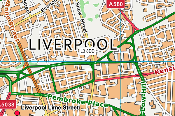 L3 8DD map - OS VectorMap District (Ordnance Survey) L3 8DD map - OS VectorMap District (Ordnance Survey)