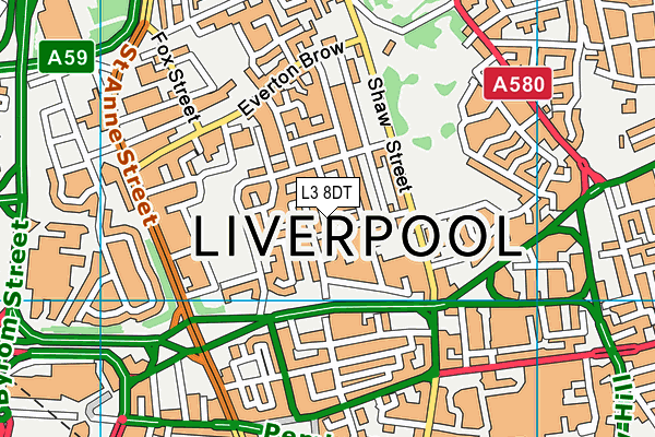 L3 8DT map - OS VectorMap District (Ordnance Survey) L3 8DT map - OS VectorMap District (Ordnance Survey)