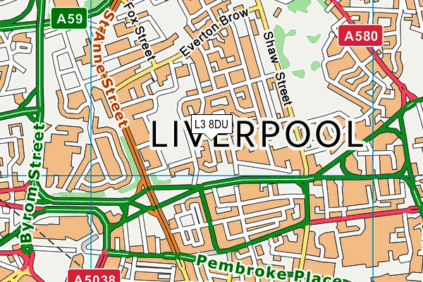 L3 8DU map - OS VectorMap District (Ordnance Survey) L3 8DU map - OS VectorMap District (Ordnance Survey)