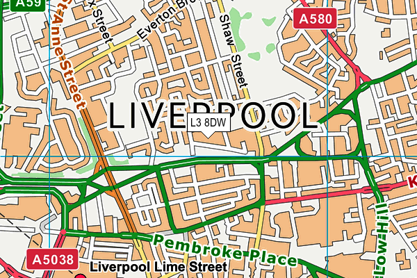 L3 8DW map - OS VectorMap District (Ordnance Survey) L3 8DW map - OS VectorMap District (Ordnance Survey)