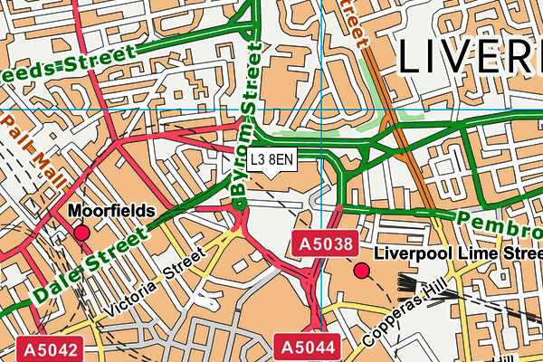 L3 8EN map - OS VectorMap District (Ordnance Survey) L3 8EN map - OS VectorMap District (Ordnance Survey)