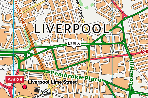 L3 8HA map - OS VectorMap District (Ordnance Survey) L3 8HA map - OS VectorMap District (Ordnance Survey)