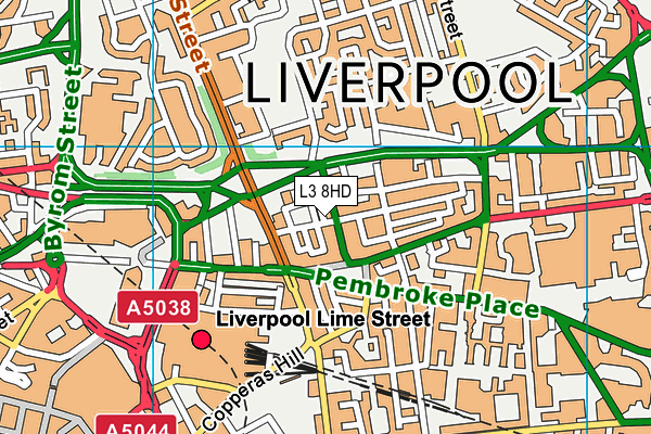 L3 8HD map - OS VectorMap District (Ordnance Survey) L3 8HD map - OS VectorMap District (Ordnance Survey)