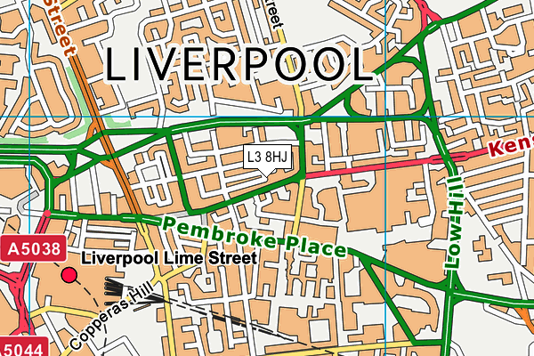 L3 8HJ map - OS VectorMap District (Ordnance Survey) L3 8HJ map - OS VectorMap District (Ordnance Survey)