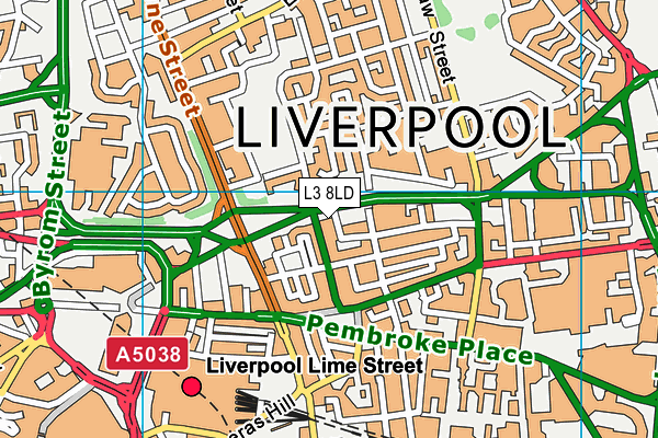 L3 8LD map - OS VectorMap District (Ordnance Survey) L3 8LD map - OS VectorMap District (Ordnance Survey)