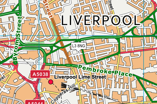 L3 8NG map - OS VectorMap District (Ordnance Survey) L3 8NG map - OS VectorMap District (Ordnance Survey)