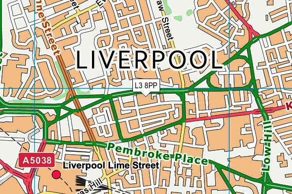 L3 8PP map - OS VectorMap District (Ordnance Survey) L3 8PP map - OS VectorMap District (Ordnance Survey)