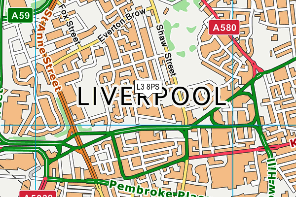 L3 8PS map - OS VectorMap District (Ordnance Survey) L3 8PS map - OS VectorMap District (Ordnance Survey)