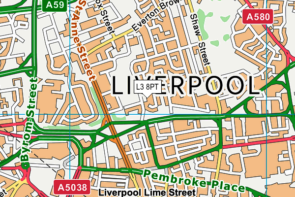 L3 8PT map - OS VectorMap District (Ordnance Survey) L3 8PT map - OS VectorMap District (Ordnance Survey)