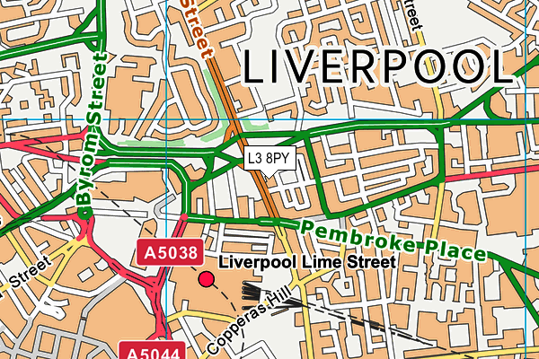 L3 8PY map - OS VectorMap District (Ordnance Survey) L3 8PY map - OS VectorMap District (Ordnance Survey)