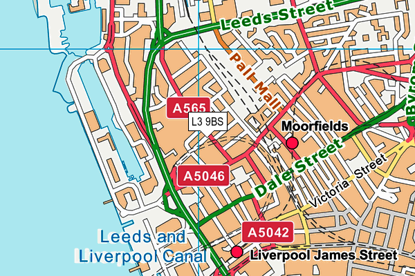 L3 9BS map - OS VectorMap District (Ordnance Survey) L3 9BS map - OS VectorMap District (Ordnance Survey)