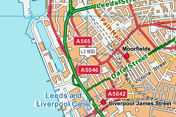 L3 9DD map - OS VectorMap District (Ordnance Survey) L3 9DD map - OS VectorMap District (Ordnance Survey)