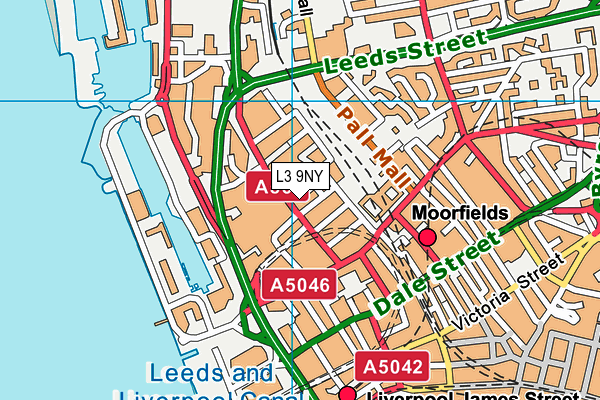 L3 9NY map - OS VectorMap District (Ordnance Survey) L3 9NY map - OS VectorMap District (Ordnance Survey)