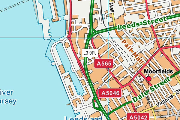 L3 9PJ map - OS VectorMap District (Ordnance Survey) L3 9PJ map - OS VectorMap District (Ordnance Survey)