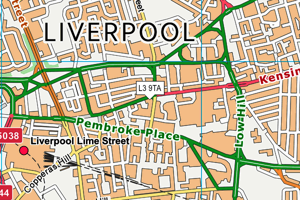 L3 9TA map - OS VectorMap District (Ordnance Survey) L3 9TA map - OS VectorMap District (Ordnance Survey)