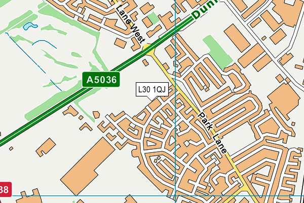 L30 1QJ map - OS VectorMap District (Ordnance Survey) L30 1QJ map - OS VectorMap District (Ordnance Survey)