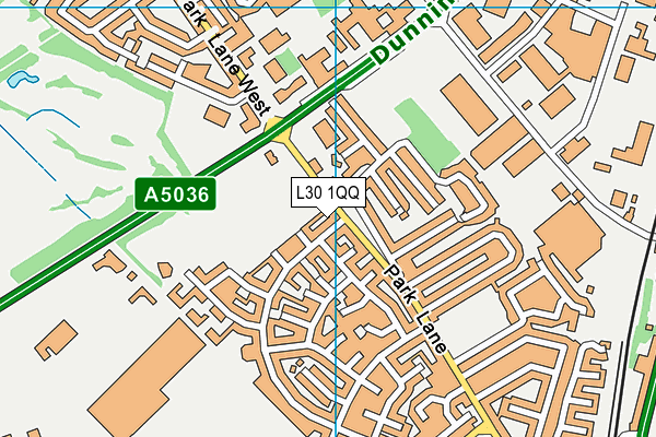 L30 1QQ map - OS VectorMap District (Ordnance Survey) L30 1QQ map - OS VectorMap District (Ordnance Survey)