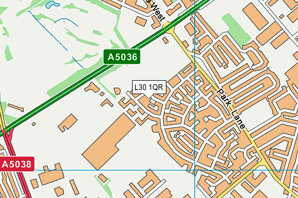 L30 1QR map - OS VectorMap District (Ordnance Survey) L30 1QR map - OS VectorMap District (Ordnance Survey)