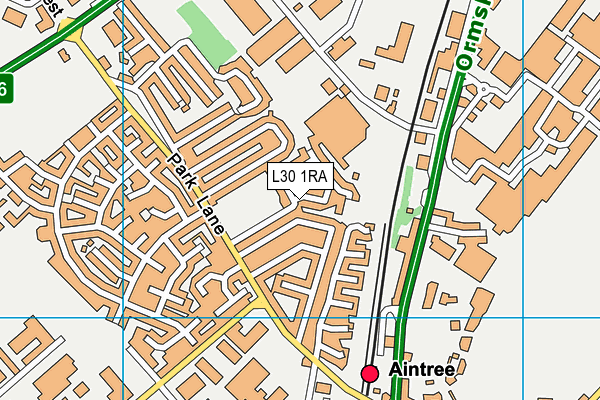 L30 1RA map - OS VectorMap District (Ordnance Survey) L30 1RA map - OS VectorMap District (Ordnance Survey)