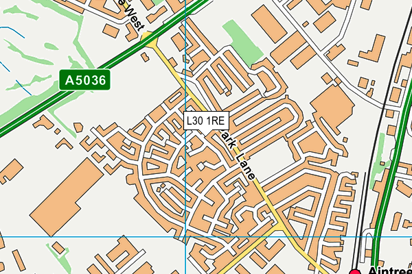 L30 1RE map - OS VectorMap District (Ordnance Survey) L30 1RE map - OS VectorMap District (Ordnance Survey)