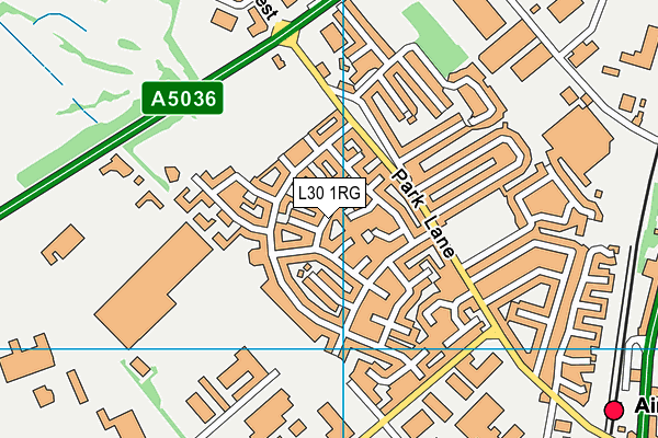 L30 1RG map - OS VectorMap District (Ordnance Survey) L30 1RG map - OS VectorMap District (Ordnance Survey)