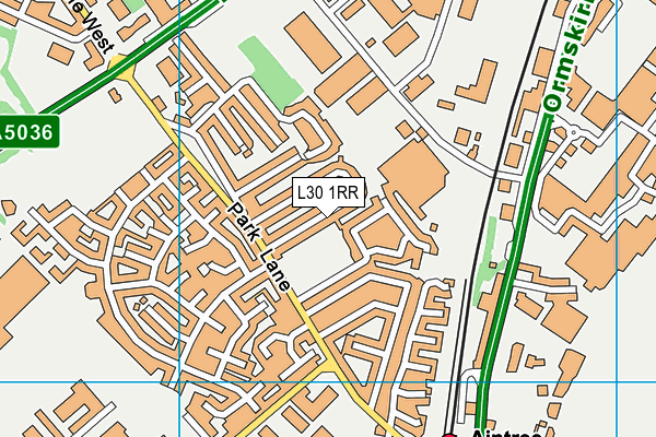 L30 1RR map - OS VectorMap District (Ordnance Survey) L30 1RR map - OS VectorMap District (Ordnance Survey)