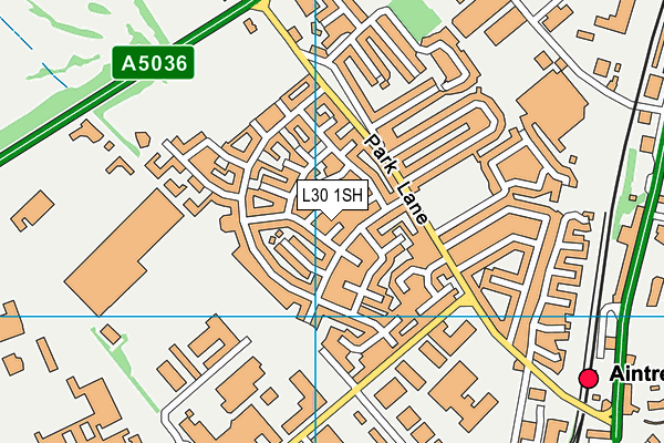 L30 1SH map - OS VectorMap District (Ordnance Survey) L30 1SH map - OS VectorMap District (Ordnance Survey)